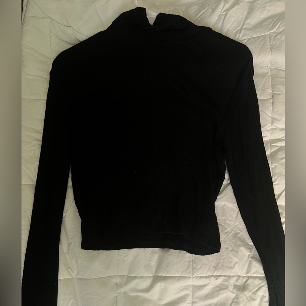 Ambiance Black Turtleneck